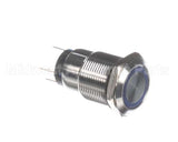 11392 Halton Blue Illum Metal Push Button