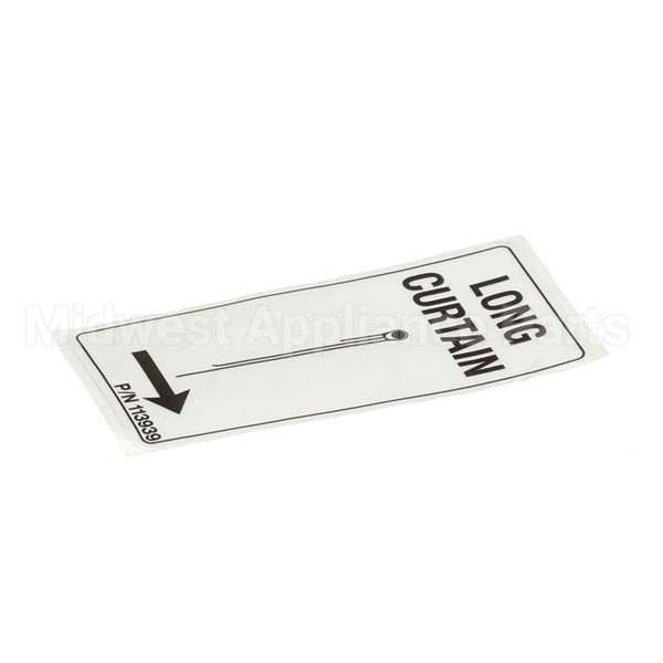 113939 Compatible Champion Label Curtain Lr Long