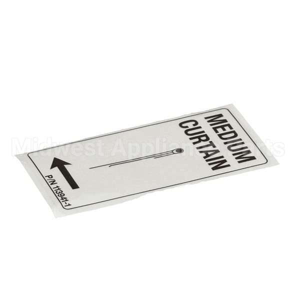 113941-1 Compatible Champion Label Curtain Rl Med 500 Per Rl