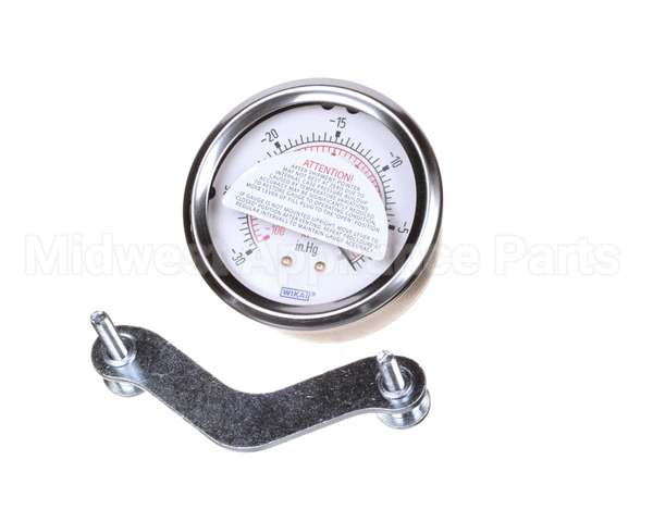 114-0260 Sipromac Vac Gauge 0-30Hg 1/4 Mnpt Rear
