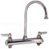 1142 Compatible TS Brass Faucet, 8"Deck, Gsnk, Leadfree