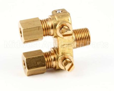 1166004 Southbend Range Fitting,Double Pilot,3/16Tube