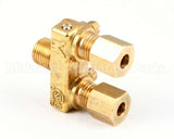 1166004 Southbend Range Fitting,Double Pilot,3/16Tube