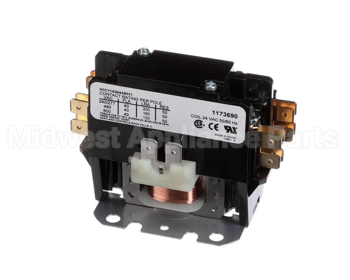 1173690 International Comfort Products 1P 24V 40A Contactor W/Shunt