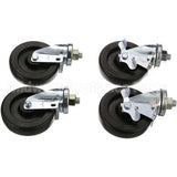 1174265 Compatible Southbend Caster, Stem5"Od, Swvl, Blk, Hd4 2 W/ Brake, 2 W/O B