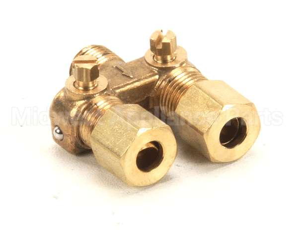 1177182 Southbend Range Fitting, Dble Pilot, 1/4 Tube