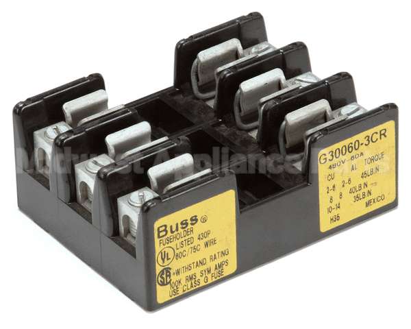 1178494 Southbend Range Bussman Fuse Block,60A 480V
