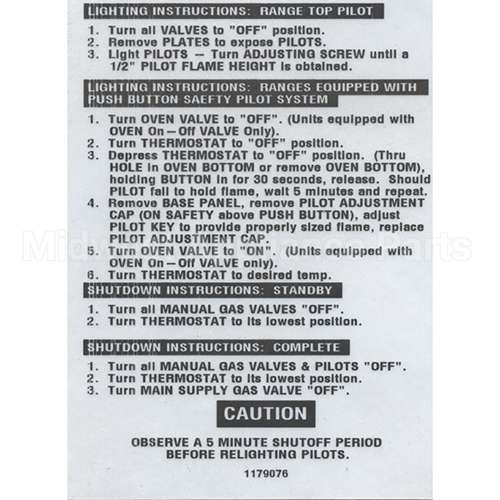 1179076 Compatible Southbend Lighting Instructions -E Nglish