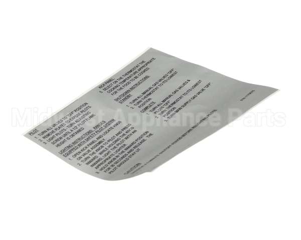 1179076 Southbend Range Lighting Instructions -English