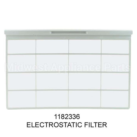 1182336 Whirlpool Electrostatic Filter 19"