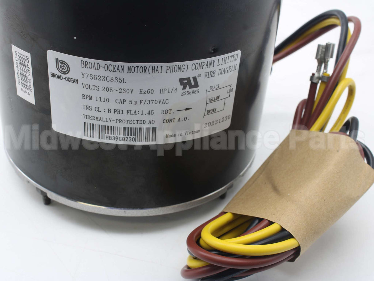 1185924 International Comfort Products 1/230 1/4 1100/1 Cond Motor