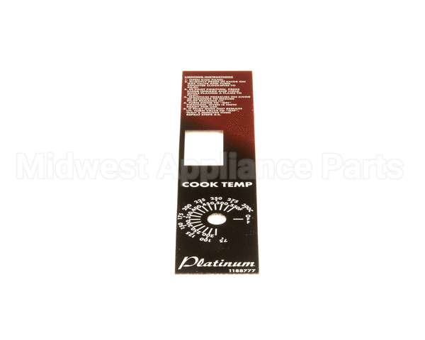 1188777 Southbend Range Polypanel, Plat Std Stnd Pilot