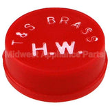 1194-45 Compatible TS Brass Button, Index, Red, Wristblade