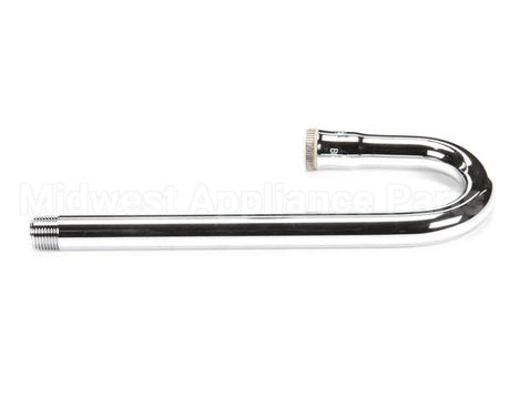 119X T&S Brass Rigid Gooseneck, 2-3/4 Spread, 8-3/4 Hei