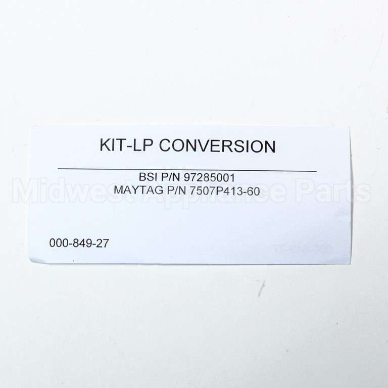 12002469 Whirlpool Kit Natural To Lp