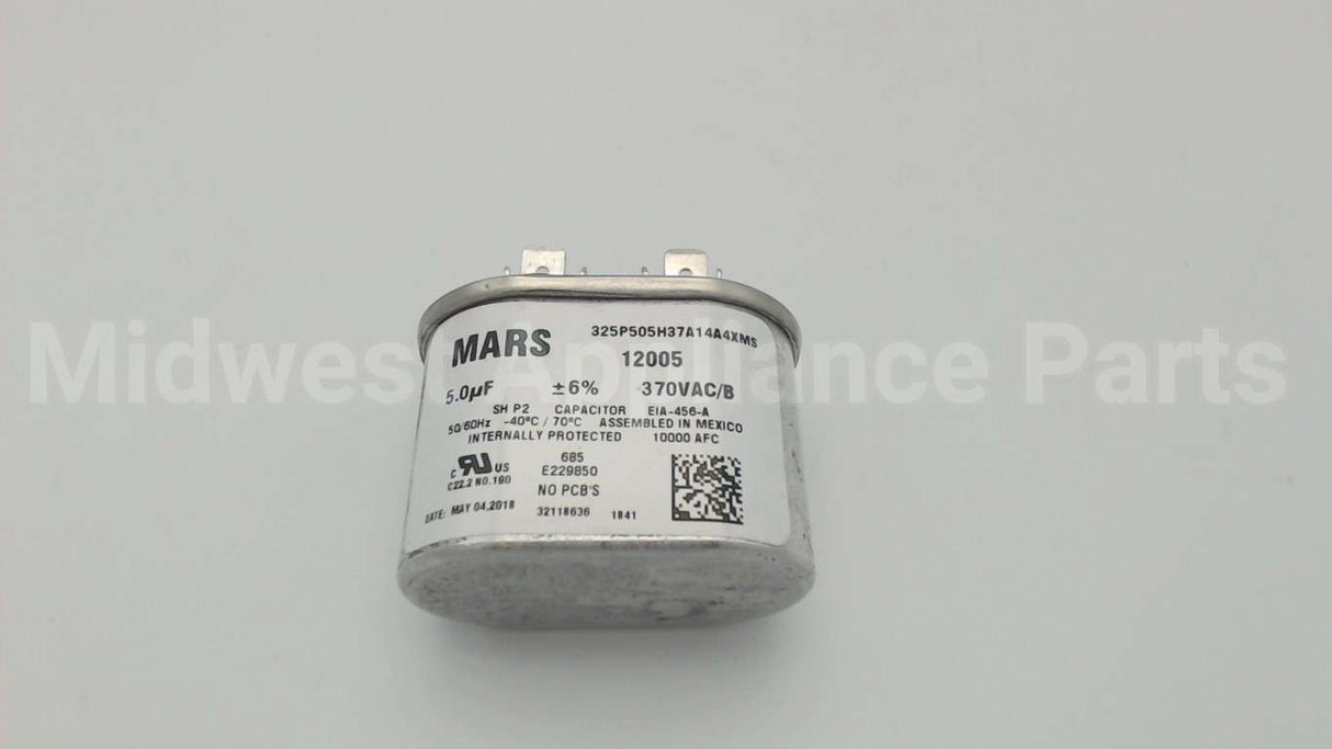 12005 MARS 5Mfd 370V Oval Run Capacitor
