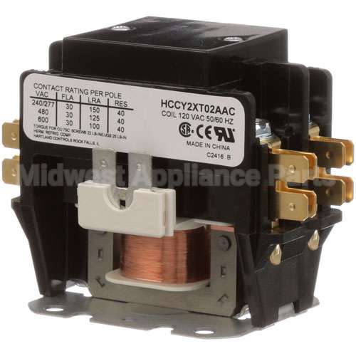 120500 Compatible Jackson Contactor 2P 30/40A 120V