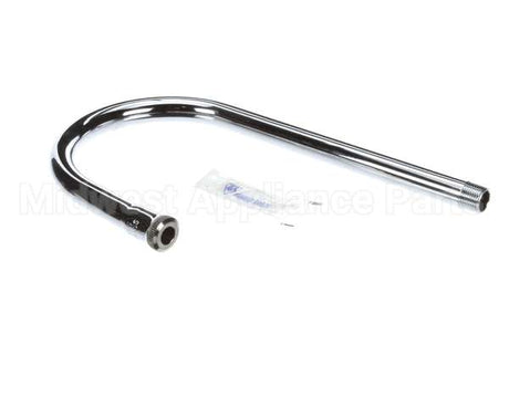 120X T&S Brass Rigid Gooseneck, 5-1/2 Spread, 10-1/4 He