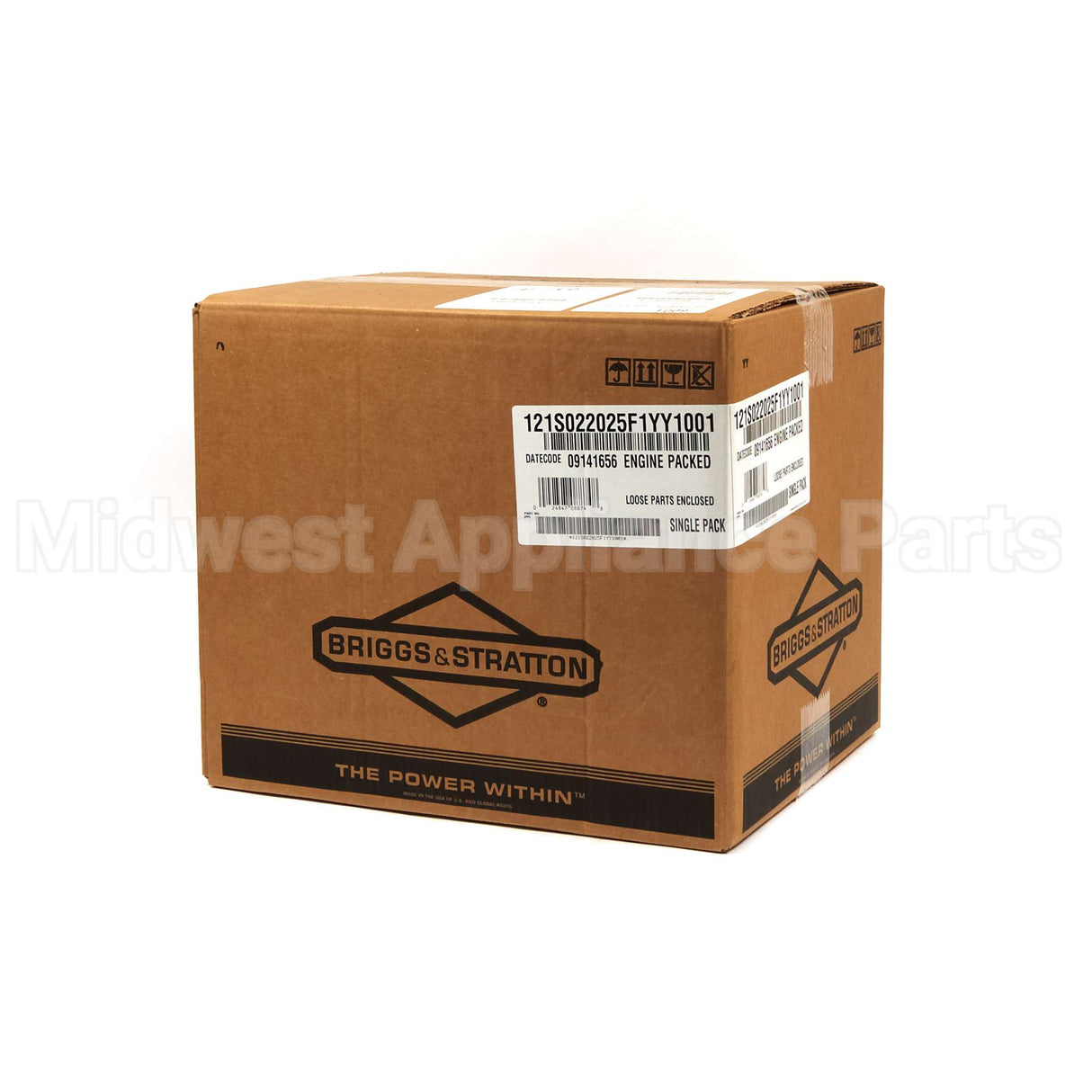 121S02-2025-F1 Briggs & Stratton Engine Packed Single Carton