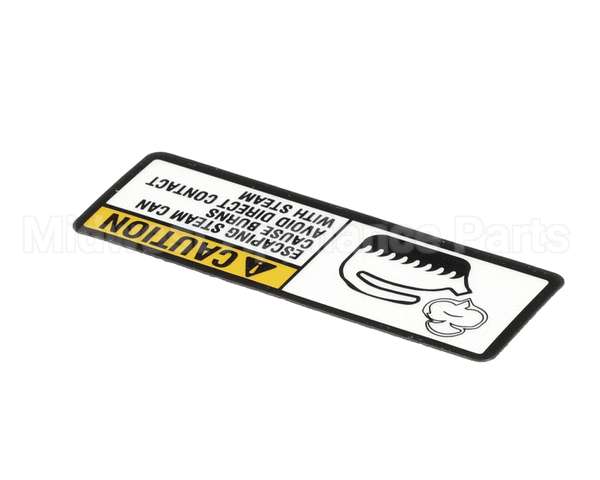 122853 Groen Label, Caution Steam
