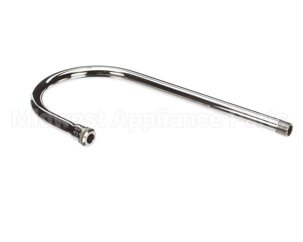 122X T&S Brass Rigid Gooseneck, 5-1/2 Spread, 11-1/2 He