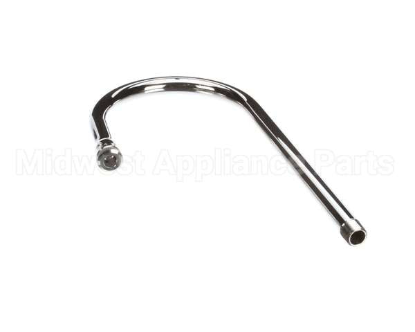 122X T&S Brass Rigid Gooseneck, 5-1/2 Spread, 11-1/2 He