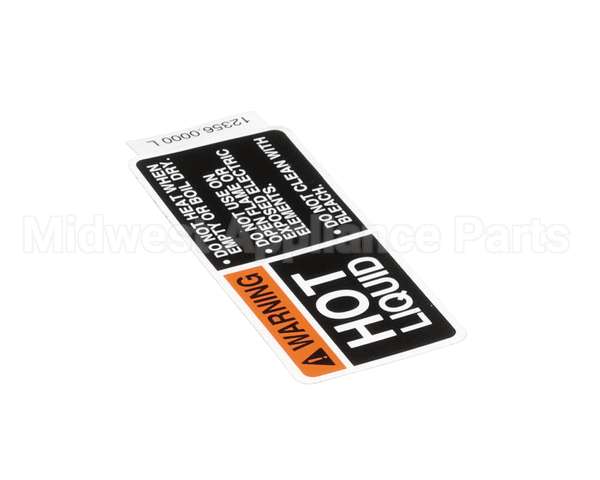 12356.0000 Bunn Decal, Warning-Hot Liquid