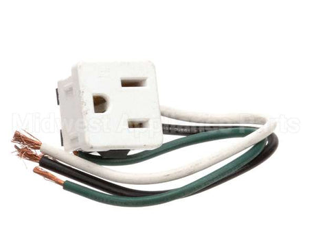 125010443 Hussmann (E)Recpt Snap-In Wht 1374-1W