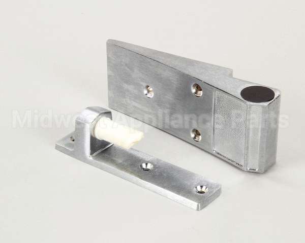 1255-000004 Kason Hinge Brushed Chrometextured P