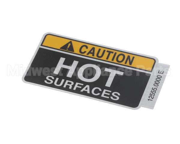 12555.0000 Bunn Decal, Caution Hot Surfaces