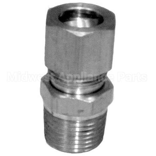 1287-4 Compatible Montague Adapter 7/16 Tube X 3/8 Mpt