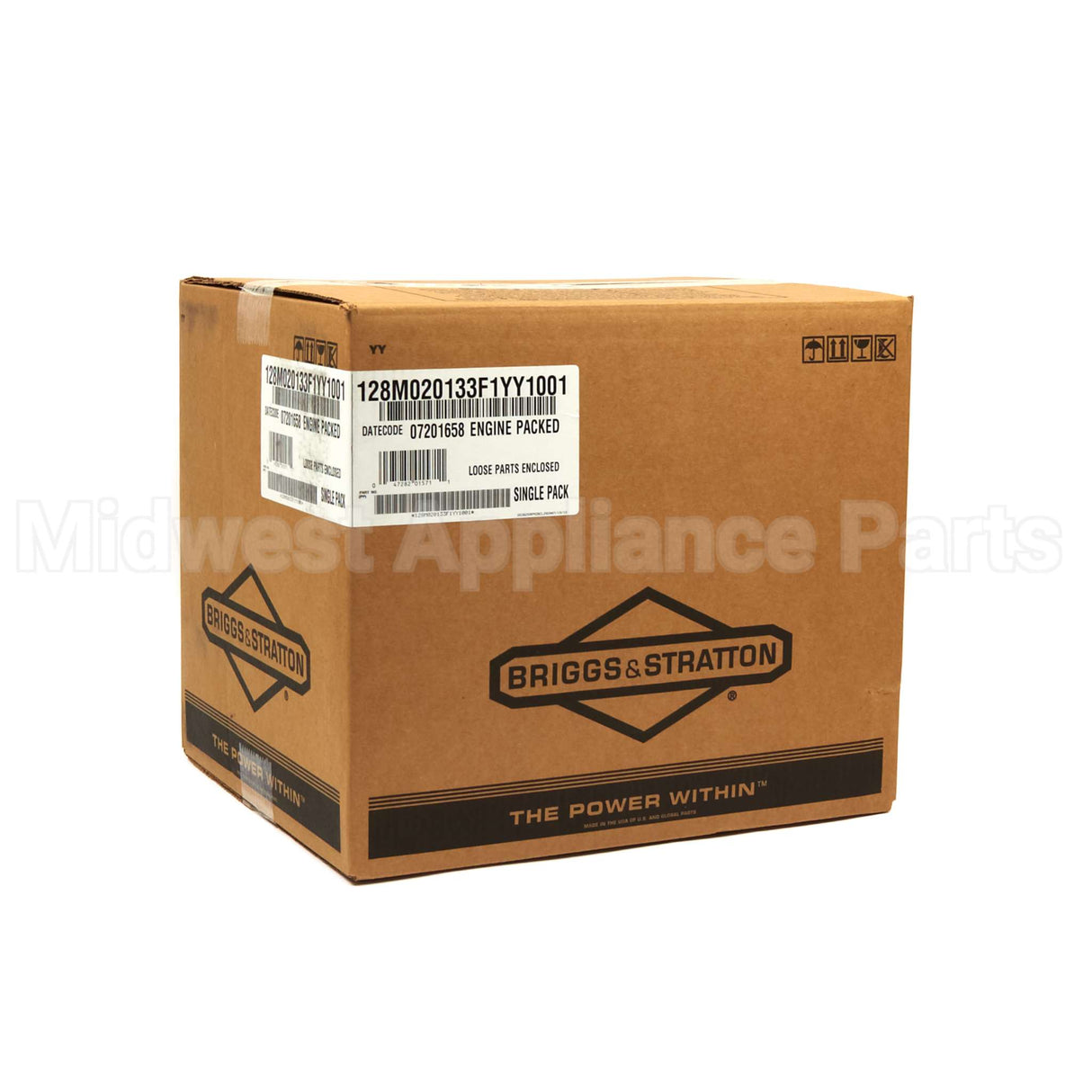 128M02-0133-F1 Briggs & Stratton Engine Packed Single Carton