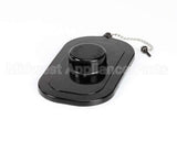12981.0001 Bunn Lid/Chain Kit, Pour-In Black