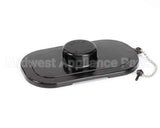 12981.0001 Bunn Lid/Chain Kit, Pour-In Black
