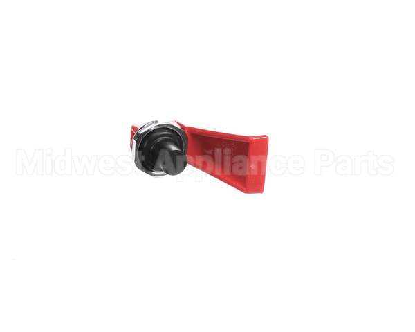 13061.7000 Bunn Faucet-Handle/Stem Assy-Red