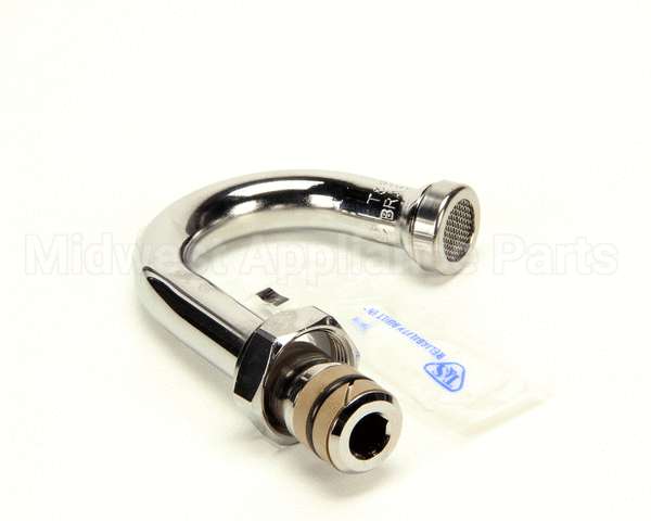 131X T&S Brass Swivel Gooseneck, 2-13/16 Spread, 4-3/4