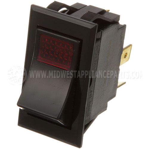 P9100-60 Compatible Anets Rocker Switch 7/8 X 1-1/2 Spst