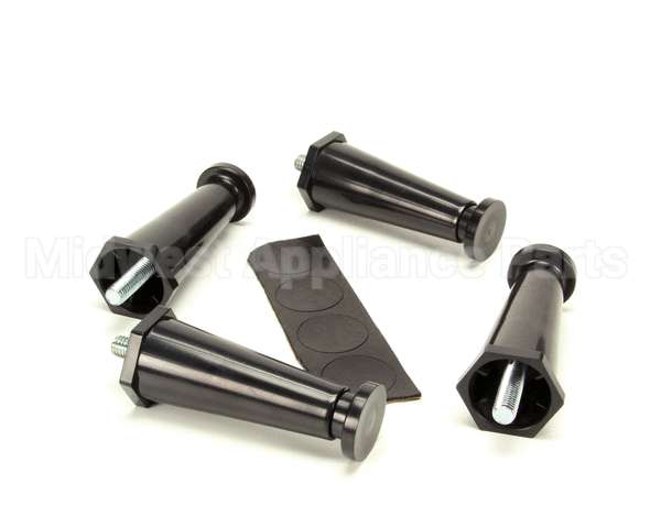 13255.0003 Bunn Kit, Leg-4.0 Adj Blk Plstc Flg