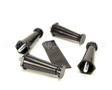 13255.0003 Bunn Kit, Leg-4.0 Adj Blk Plstc Flg