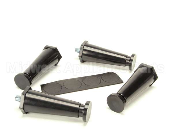 13255.0003 Bunn Kit, Leg-4.0 Adj Blk Plstc Flg