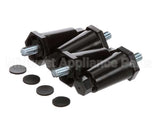 13255.0006 Bunn Kit,Leg-2.50 Adj Blk Plastic