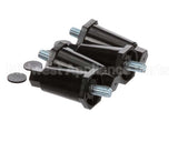 13255.0006 Bunn Kit,Leg-2.50 Adj Blk Plastic