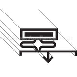 13580 Compatible McCall Door Gasket