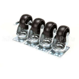 136043 Compatible Norlake Caster Kit 4 Plate Type Oah (S