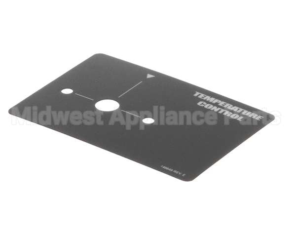 146649 Groen Overlay For Gas Braising Pan Control Box