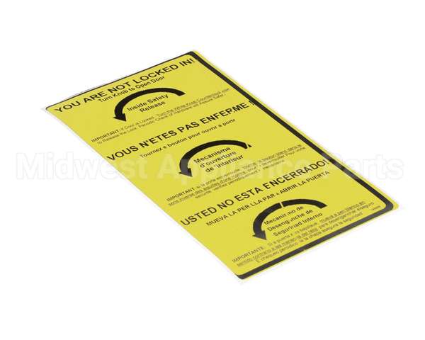 146868 Norlake Safety Sticker