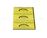 146868 Norlake Safety Sticker