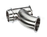 154351 Groen Elbow 45 Deg 3 Tri-Clamp