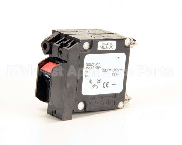 15480 Nieco Switch, Rocker, 50A 2 Pole, Panel Mount