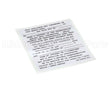 155-000039-001 Pitco Conversion Sticker